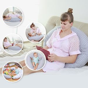 Multifunction Sleeping Support Pillow Pregnant Women Body Breastfeeding Moon Shape Maternity Pillows Pregnancy Side Sleepers 201117