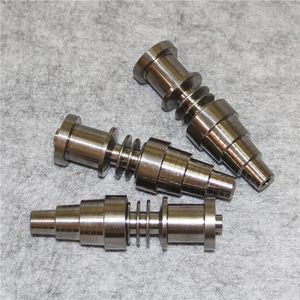 Universal hand tools domeless titanium nails 10mm 14mm 18mm joint for male and female ti nail gr2 quality suit for all the glass bongs water pipe oil rig