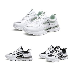 Zapatos Black White Lightweight Women Running Shoes Tripe Womenソフトボトムウォーキングシューズトレンドファッションアウトドアショーズ36-40