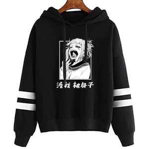 2020 Nowa Moda Harajuku My Hero Academia Unisex Bluzy Japoński Anime Drukowane Męskie Bluza Bluza Streetwear Casual Bluzy H1227