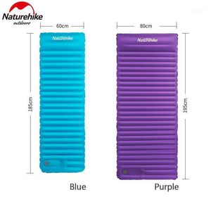 Wholesale types mattresses for sale - Group buy Outdoor Pads Naturehike Inflatable Mattress TPU Pressing Type Folding Sleeping Mat Camping Pad With Pillow D Waterproof