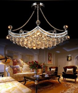 Il lampadario di cristallo moderno e minimalista del soggiorno illumina le lampade a sospensione della sala da pranzo della camera da letto con illuminazione creativa del lampadario a vela