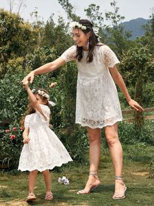 Le migliori offerte per Toddler Girls 1PC Balza manica ricamo Mesh Overlay Dress LEI