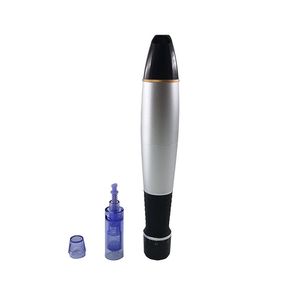 Elektrischer Derma Pen A1-C Mikronadel Dermapen Medical Dr.pen Derma Pen 6 Geschwindigkeiten 0,25 mm 3 mm Entfernung von Aknenarben mit 50 Stück Nadelpatronen