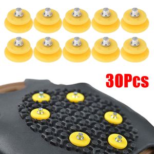 30 pcs dentes pregos para neve de gelo escalada crampons spike outdoor anti-slip sapata garrafa desgaste supostos supostos glace