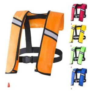 Wholesale inflatable swimming life jacket vest resale online - Inflatable Life Jacket Adult Vest Water Sports Swimming Fishing Survival For Kayaking Boat