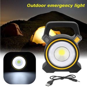 Solar Garden Lights Powered USB Portable 30W LED LEDLIGHT LANTERNS COB SPOT RECHAREBLEABLE FLOW Light Outdoor Work Spot Lamp 2400lm