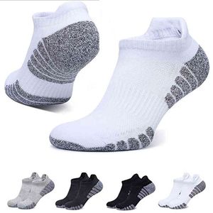 6PC Atmungsaktive Socken für Männer Laufen Anti-Rutsch-Sportsocken aus reiner Baumwolle Y220312