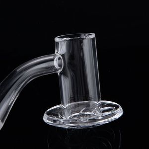 Partihandel Nyaste Röktillbehör Blender Quartz Bangers 10mm / 14mm Man Joint Fased Banger Nails För Glas Bong Tobacco Tool Tjock 2mm Diameter 20mm BSQB01