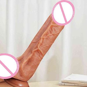 NXY Dildos Real Adult Female Silicone Dildos, Anal Sex Toys, Vaginal Manuals, Fixable Soft Masturbation Toys1210