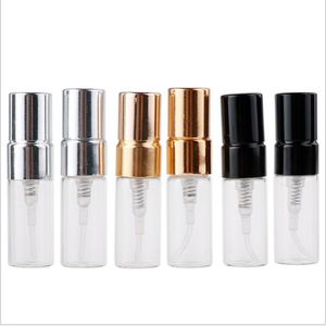 5ml Mini Przenośny Refillable Atomizer Perfumy 5CC Puste szkło Perfumy Perfumy Butelki Spray Container Kosmetyczna butelka Opakowania