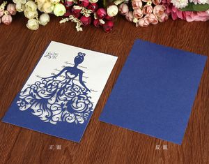 Greeting Cards laser cut lace white Wedding Invitations Elegant Card Birthday Business Party Invitation Cards, Samples