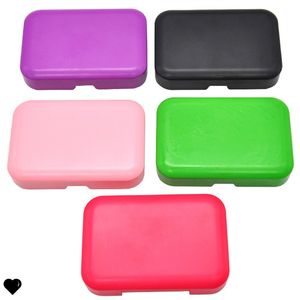 Wholesale silk screening resale online - Plastic Pure Colour Cigarette Cases mm Humidor Outdoor Travel Portable High Quality Cigar Box Storage Smoking Accessories yha N2