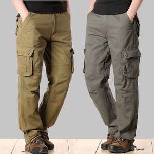 Tactical Pants Army Male Camo Jogger Plus Size Cotton Trousers Many Pocket Zip Military Style Camouflage Black Men's Cargo Pants LJ201007