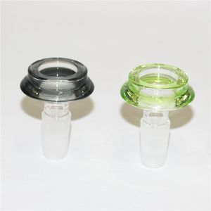 Narghilli 14mm 18mm maschio colorato bong ciotola MOQ 2PCS in vetro ciotole da fumo per tubo dell'acqua DAB Rig Bubbler