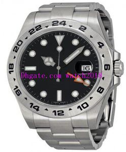 Original Box Paper Luxury Men's Watches 42mm 216570 Calendar White Black Dial Mechanical Automatic Silver Stainless Steel Bracelet Fashion