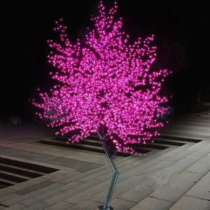 2,5 M 1728 LEDS Glänzende LED Kirschblüte Weihnachtsbaum Beleuchtung Wasserdichte Garten Landschaft Dekoration Lampe Für Hochzeit Party