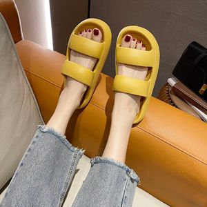 Sommar damer eva tofflor mode mjuka sålar inomhus tyst utomhus bekväm fritid strand sandaler fabrik direktförsäljning