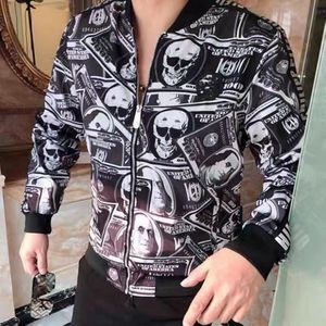 2021 Spring Cotton Printed Jacket Baseball Uniform Mens Jackets Men Designer Sweater Casual Clothing