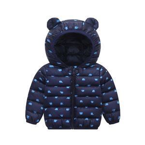 Autumn Winter Baby Coat For Kids Warm Hooded Cartoon Jackets For Baby Boys Girls Jackets Newborn coat Outerwear Infant Clothing LJ201023