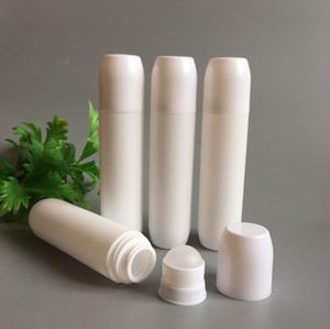 100ml White Plastic Roller Bottles, Deodorant Bottles, 3.4Oz White Empty Refillable Roll On Bottles for Essential Oils Perfume Cosmetics SN