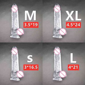 Nxy Sex Products Dildos Health Tpe Private Multiple Size Fake Penis Cheap Toys Butt Plug Anal Belt on Suction Huge Realistic Dildo 1227