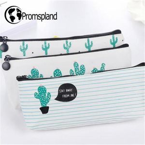 حقائب قلم رصاص 40pcs Wholesales Plants Case Cactus Pens Canvas واحد العديد من الهدايا للطلاب STANTYRY SCHENDS1