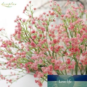 80 Mini Heads 1PC DIY Artificial Baby's Breath Flower Gypsophila Fake Silicone Plant for Wedding Home Party Decorations 8 Colors