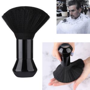 1PC Soft Black Neck Face Duster Spazzole per barba Barbiere Pulizia dei capelli Spazzola per capelli Taglio del parrucchiere Strumenti per il trucco per lo styling