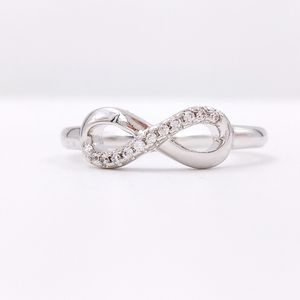 Hot Charm Fashion Smycken Göra Bröllop Boho Style Engagement Jag älskar dig Trendiga Diamant Ringar för Kvinnor Män Boys Girls Finger Ring Ställer Julfödelsedagspresenter