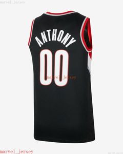 100% zszyte Carmelo Anthony Black Jersey XS-6XL Mężczyzna Trackbacks Koszulki do koszykówki Tanie Mężczyźni Kobiety Młodzież