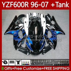 yamaha yzf600r thundercat yzf600r yzf600 r cc 600r 8600-r 1997 1998 1999 2000 2001 600CC 2002 2003 2004 2005 2006 2007 페어링 블루 블랙 블크