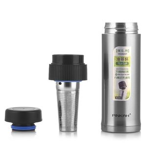 Pinkah Thermos 500ML مع تصفية القهوة الشاي 2 طبقة 304 الفولاذ المقاوم للصدأ فراغ زجاجة المياه الحرارية سفر مقاوم للتسرب القهوة القدح 201221