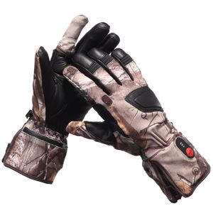 Heated Hunting Gloves Carbon Fiber Transfer Running Skiing Bicycling Electric X-tiger 2020 Luva De Ciclismo Tactical Gloves Q0114