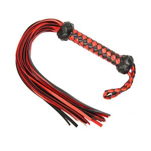 NXY Sex Adult Toy Soft Pu Leather Spanking Fetish Whip Flogger for Couples y Games Flirt Slave Toys1216