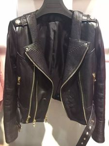 real leather jacket women leather jacket ladies genuine leather jacket 201028