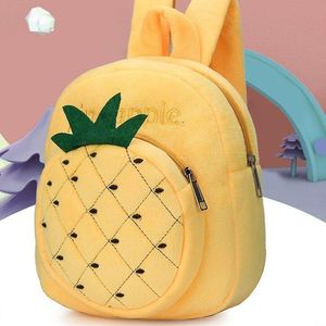 Children school bags cartoon plush toy baby backpack Boy Gril Kids Backpacks Cartoon fruit cute kindergarten Toys Gifts School Bags