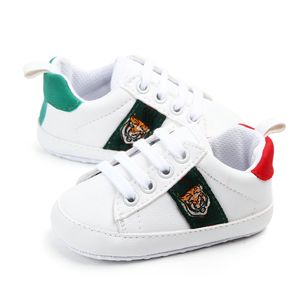 Baby Shoes PU Leather First walker Shoes soft sole Newborn Girls Boys Sneakers tiger Infant Prewalker Shoes
