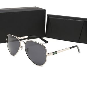 2021 роскошный бренд поляризованные солнцезащитные очки мужчины женщин пилот солнцезащитные очки UV400 Очки очки металлические рамки Polaroid Lens и коробка