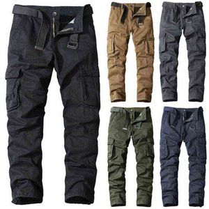 Calças de combate de carga para homens calças chino trabalho casual calças ao ar livre h1223
