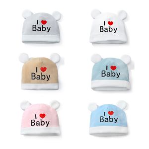 New Arrival Baby Boy Girl Warm Hat Cute Letter Infant Toddler Soft Hat Cap for Gift 0-2 Years Old Fashion Accessories