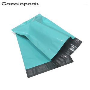 100 шт. 10x13inch Poly Mailer 26x33см Teal Poly Mailer Self Seal Convells Доставка сумки Курьерские Почтовые сумки Хранение Конверты1