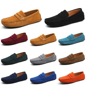 Högkvalitativa män Casual Shoes Espadrilles Triple Black White Brown Wines Red Navy Khaki Mens Sneakers Outdoor Jogging Walking 39-47