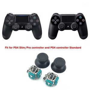 Game Controllers & Joysticks 2pcs 3D Analog Axis Joystick Module Potentiometer With Black Thumbstick Button Cap For 4 Pro Slim Controller1