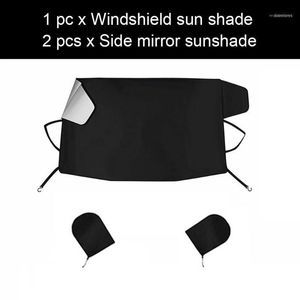 Car Sunshade Frost Winter With Side Mirror Cover Front UV Protection Truck Rainproof Universal Windshield Summer Snow Antifreeze1
