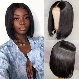 Ishow 2x6 Bob Lace Closure Wigs Brazilian Virgin Hair Straight Lace Frontal Human Hair Wigs Swiss Lace Frontal Wig Pre Plucked