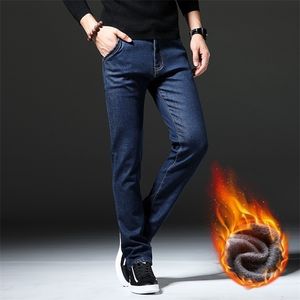 Новые мужские плюс бархатные джинсы повседневные Все-матча мужские джинсы плюс размер высокого качества 201111