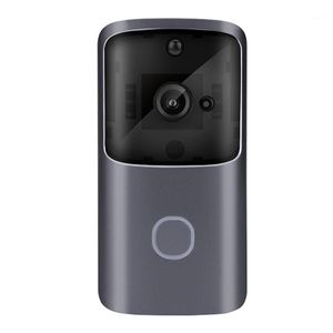 Telefones da porta de vídeo Wifi campainha 720p IP Security Intercom câmera sem fio Movimento Detecção Alarme Áudio Discussão Impermeável Cartão SD Abs1