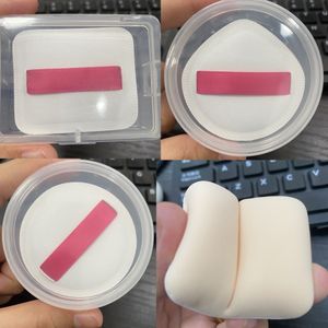 Makeup Sponge Foundation Puff Portable Soft Cosmetic Puff Makeup Foundation Sponge with Storage Box Round/Square Shape