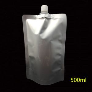 1400 pezzi all'ingrosso 150ml 350ml sacchetto di alluminio stand up beccuccio sacchetto per bevande sacchetto di plastica con beccuccio con ugello di aspirazione